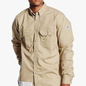Men's Bulwark FR Button Down work Shirt